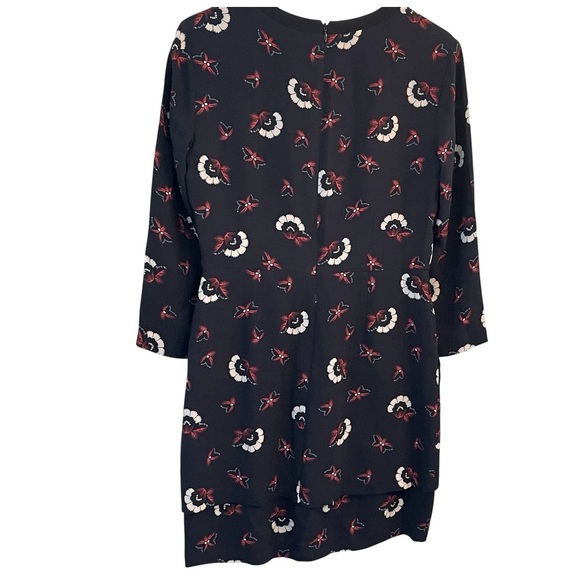 A.L.C dress Elegant Floral Long Sleeve women’s Dress size 6 - Picture 7 of 10